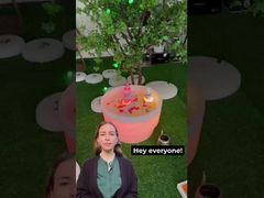 Indoor/Outdoor Fun! Waterproof Kids’ Activity Table - Fish, Sand & Games