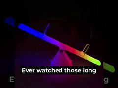  LED Large Outdoor Garden Swing Seesaw Chair Plastic Material for Children Entertainment Park