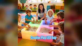 LED Sensory Tray Creative Play Fun
