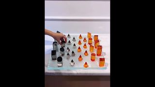Luxury Crystal Chess Set | Elegant Home Decor & Premium Tabletop Ornament