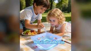 Kids Sand Art Tray Mess Free Creative Fun
