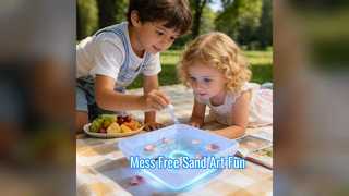 Sand Art Tray Mess Free Creative Play