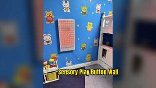Interactive LED Button Wall for Kids