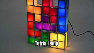 Tetris Lamp Adjustable Color DIY Stacking Night Light LED Table Lamp For Bedroom Living Room Childre