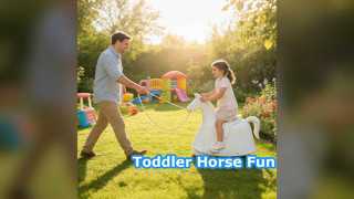 Toddler Ride On Rocking Horse Fun